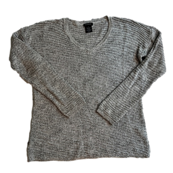 Calvin Klein Jeans gray v-neck knit sweater, EUC size M - Picture 1 of 10